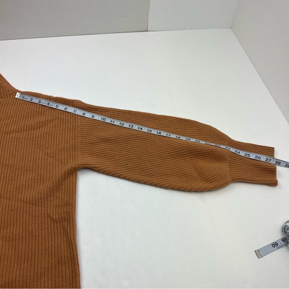 A.L.C. Helena Ribbed Lambswool Cashmere Blend Sweater Womens‎ Size XL Tan NEW - Picture 10 of 13